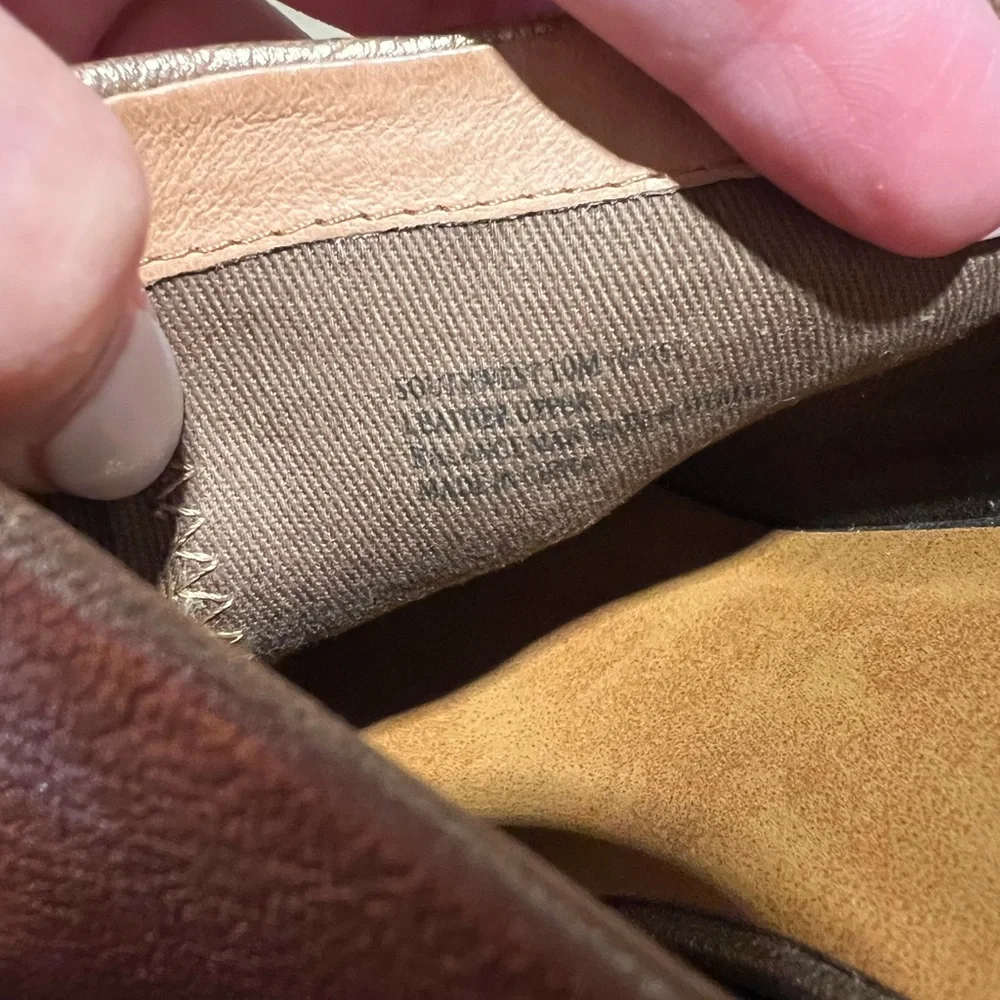 OTBT Brown Leather Women's Mules - Picture 7 of 8